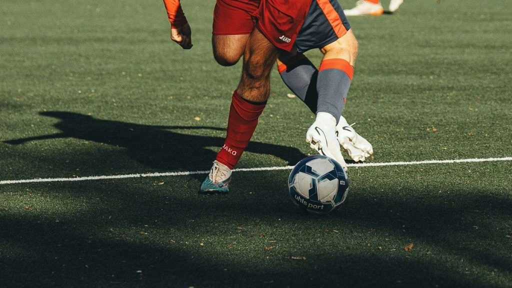 Una partita di calcio
