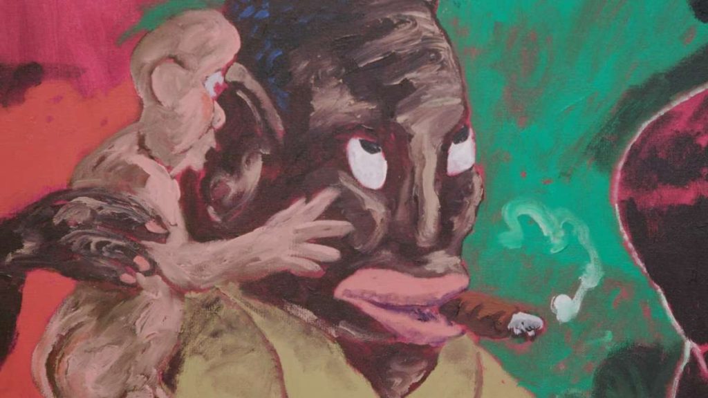 The Sphinx Speaks di Robert Colescott