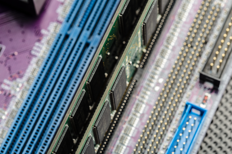 Una serie di memorie per computer