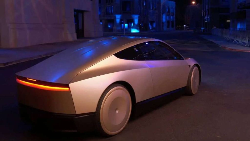 Il robotaxi Cybercab di Tesla