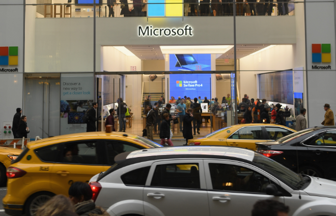 Uno store di Microsoft a New York