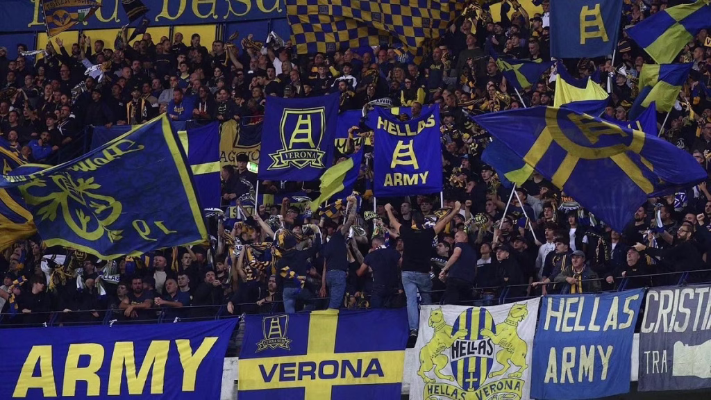 La curva dell'Hellas Verona