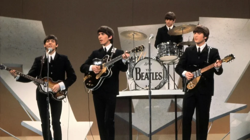 I Beatles all'Ed Sullivan Show nel 1964
