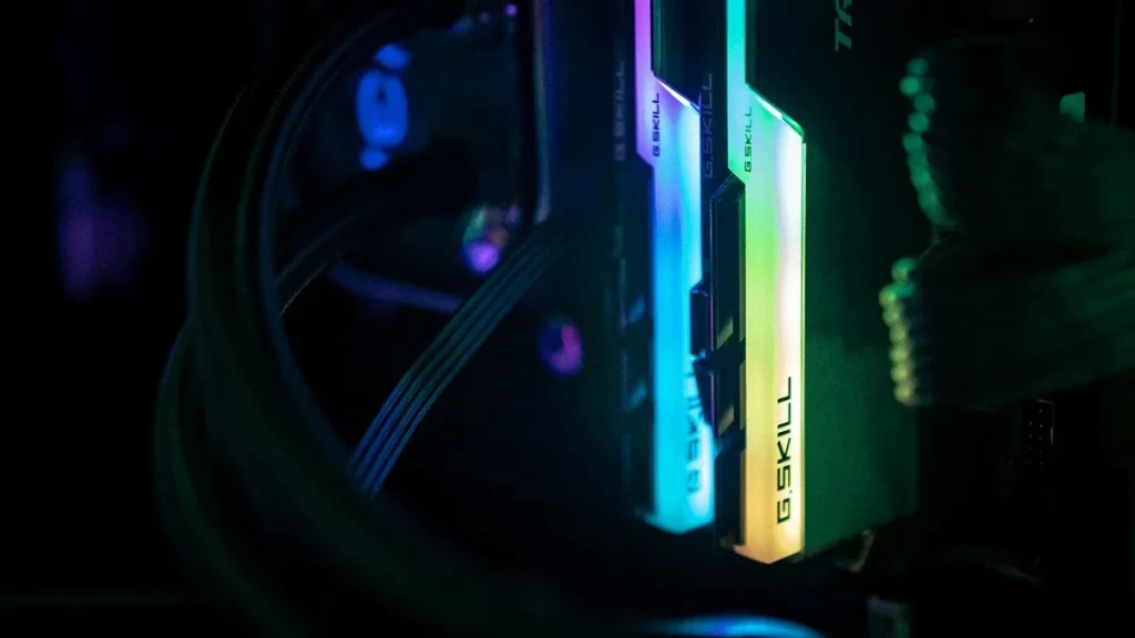 Il primo piano di un supercomputer