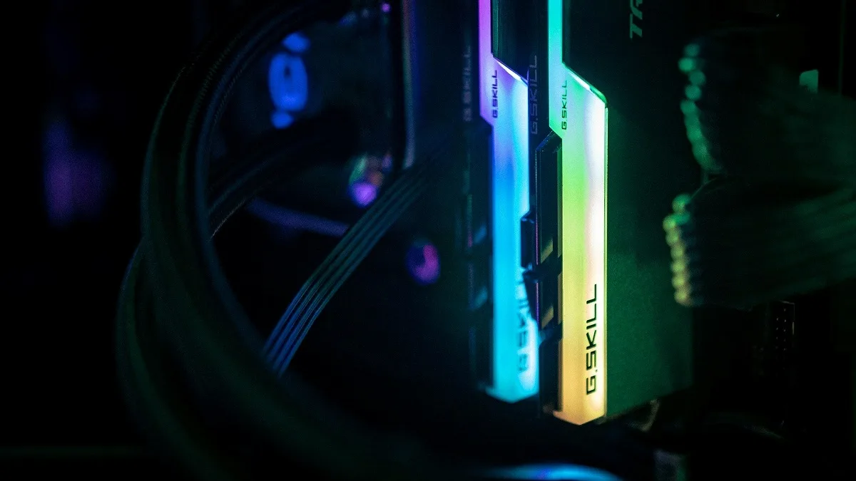 Il primo piano di un supercomputer