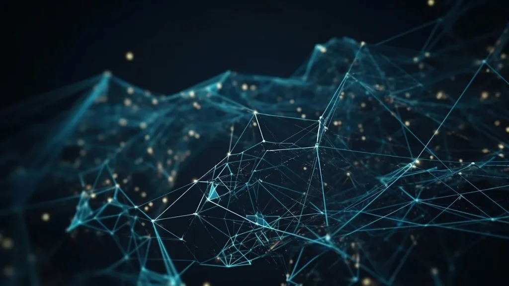 Un disegno ispirato alla tecnologia e all'intelligenza artificiale