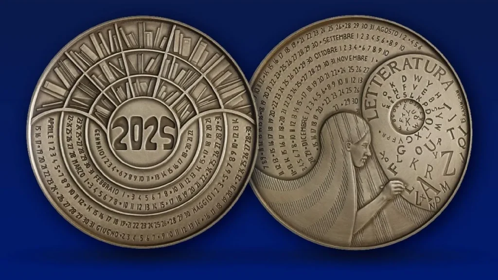 La medaglia calendario 2025 dell'IPZS