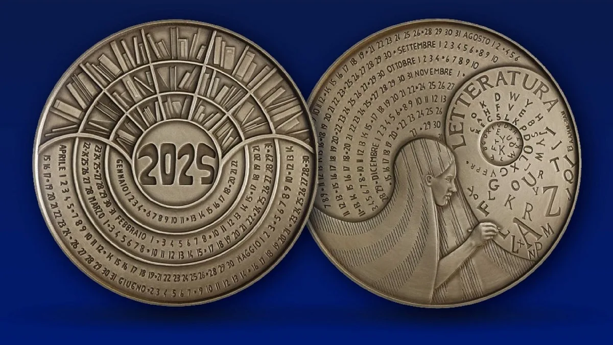 La medaglia calendario 2025 dell'IPZS