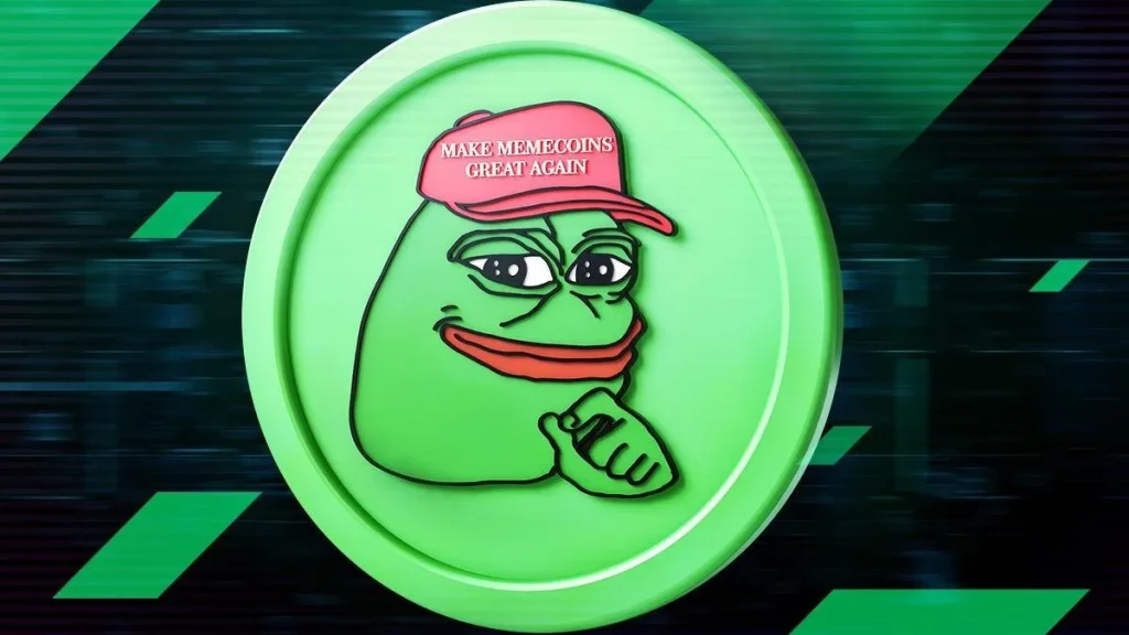 Il logo della meme coin Pepe