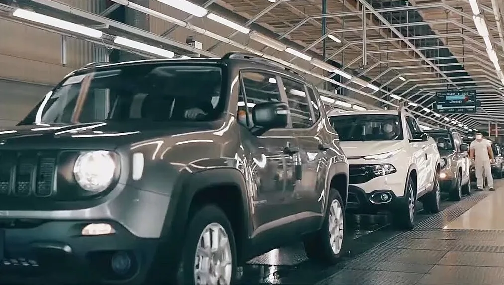 Uno strabilimento Stellantis di produzione del marchio Jeep