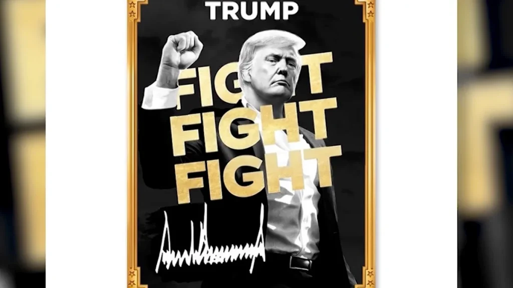 Il logo di $TRUMP, la meme coin di Donald Trump