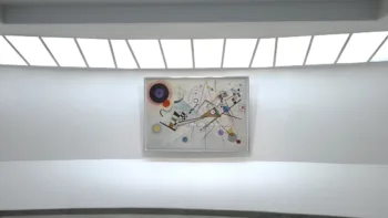 Kandinsky esposto al Guggenheim Museum (foto: Guggenheim Museum)