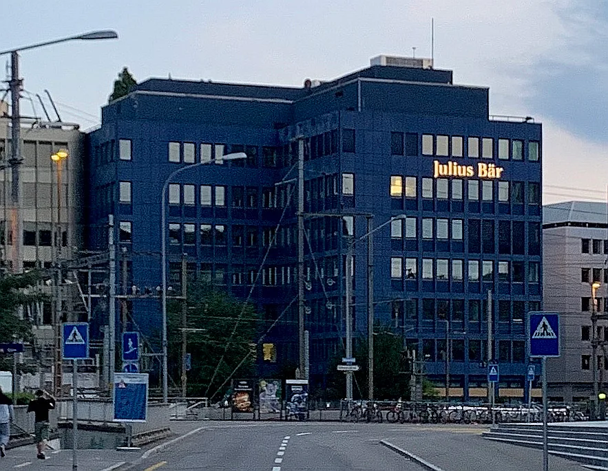 La sede del wealth manager Julius Baer a Zurigo.