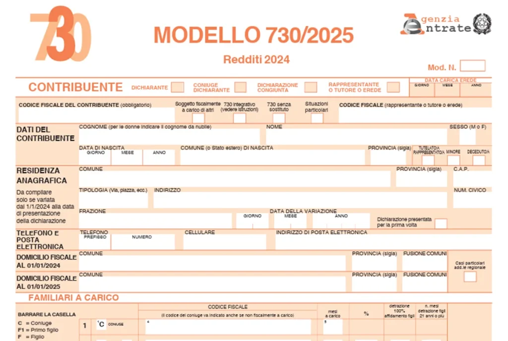 Modello 7302025, ecco tutte le scadenze della dichiarazione dei redditi