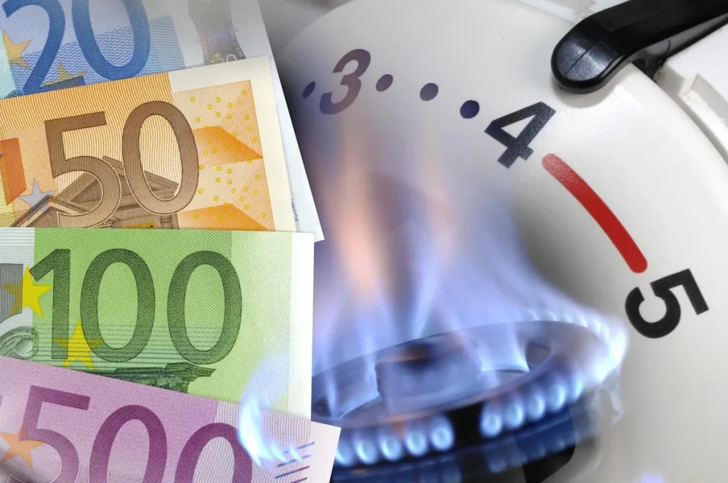 immagine raffigurante bolletta gas soldi da detrarre modello 730