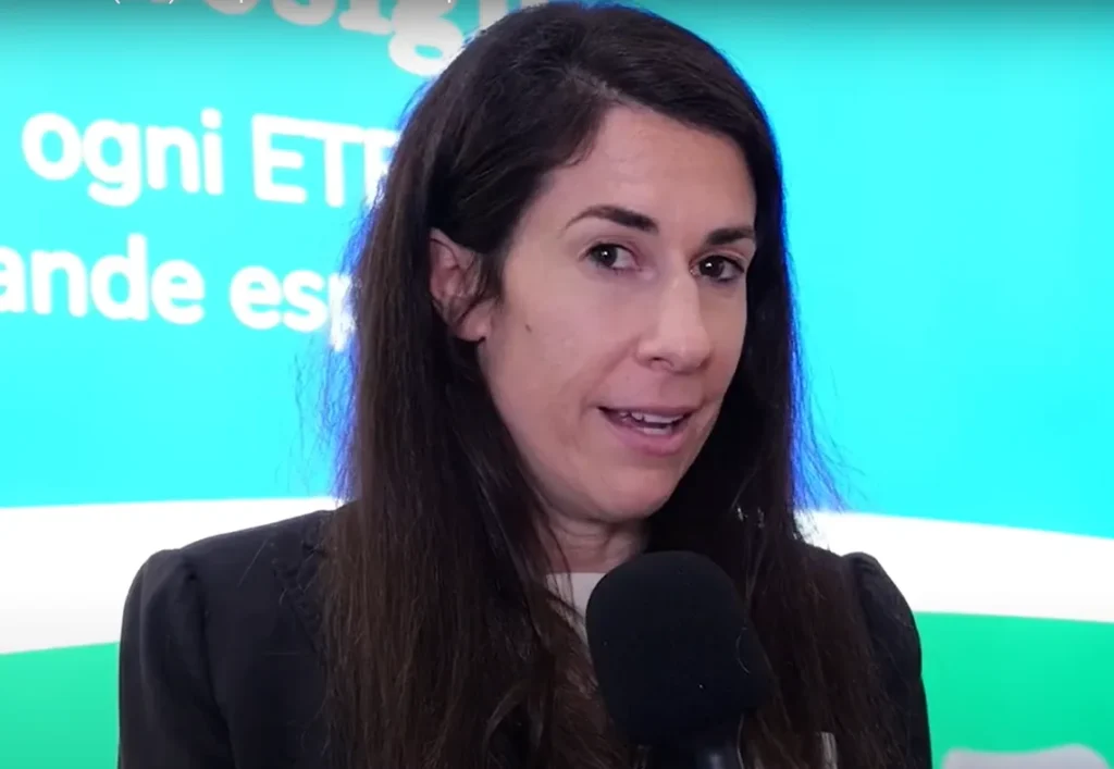 Elena Baccani, senior business development manager di L&G, intervistata da Borsa&Finanza al Salone del Risparmio