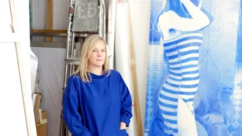 Lisa Brice nel suo studio