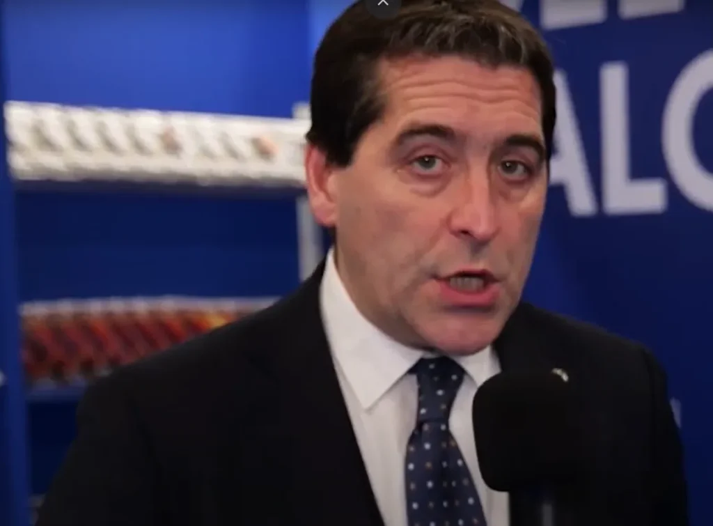 Luca Ramponi, vicedirettore generale di Bcc Risparmio&Previdenza, durante l'intervista al Salone del Risparmio