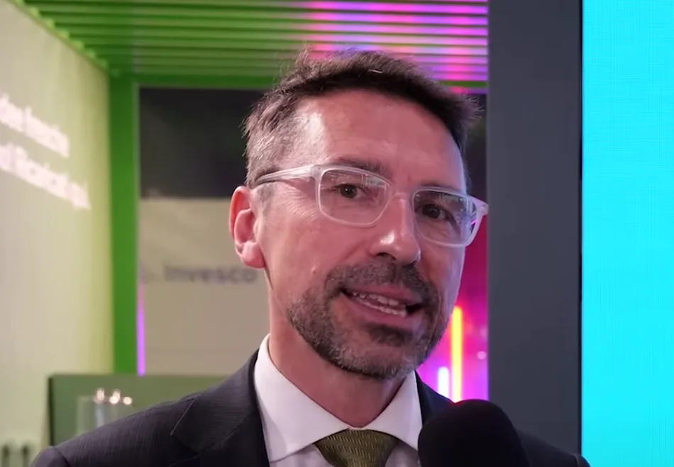 Manuel Pozzi, direttore degli investimenti di M&G, intervistato allo stand dell'asset manager al Salone del Risparmio