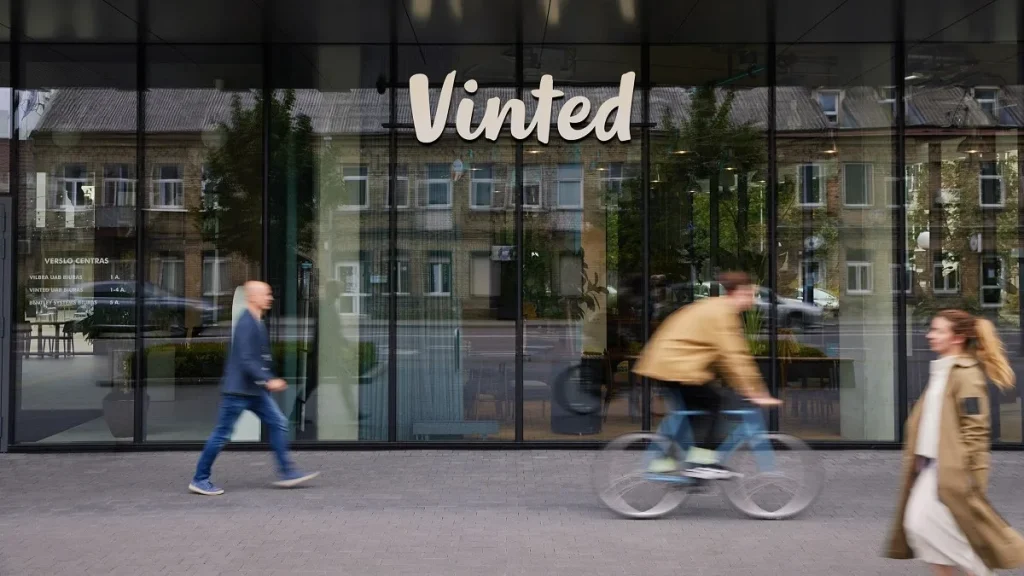 L'esterno della sede di Vinted a Vilnius
