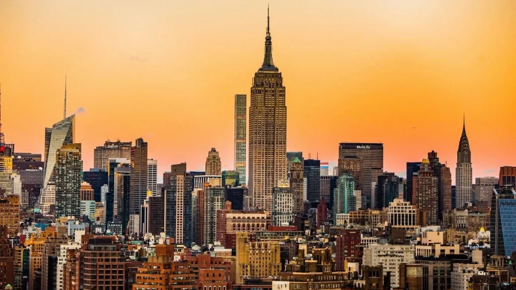 Una panoramica di Manhattan a New York