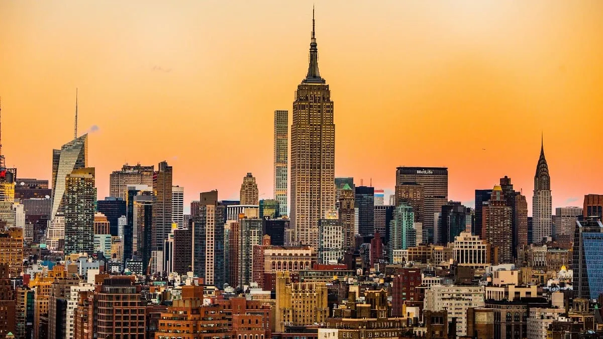 Una panoramica di Manhattan a New York
