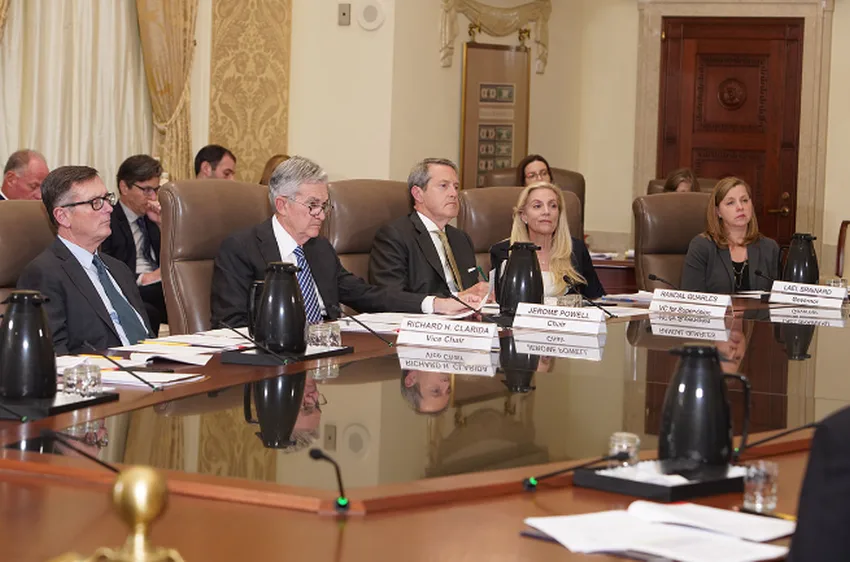 Una riunione del Comitato di politica monetaria della Fed