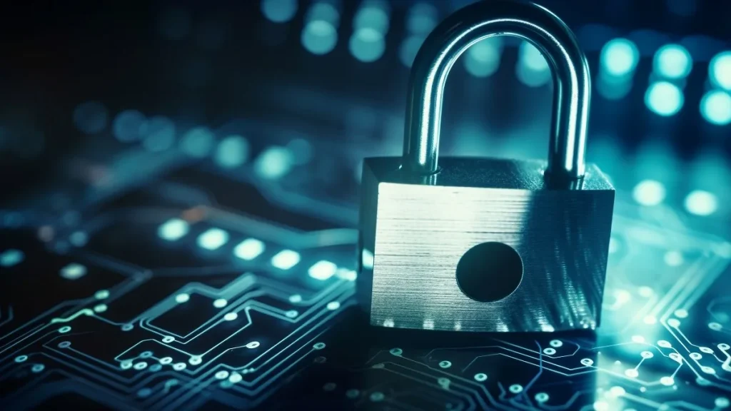 Un chip protetto da un sistema di cybersecurity