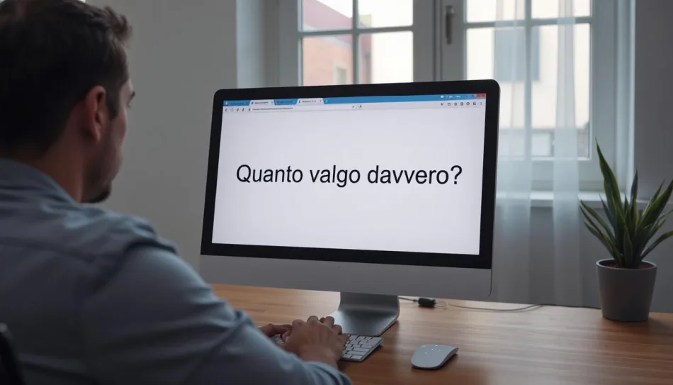Sullo schermo di un pc l'intelligenza artificiale si chiede: quanto valgo davvero?