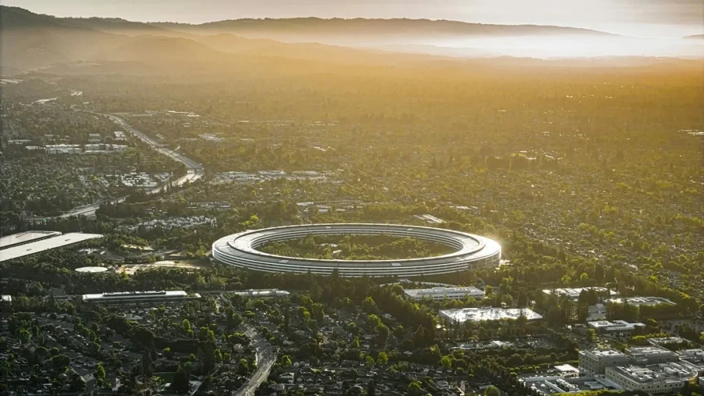 Apple Park a Cupertino nella Silicon Valley
