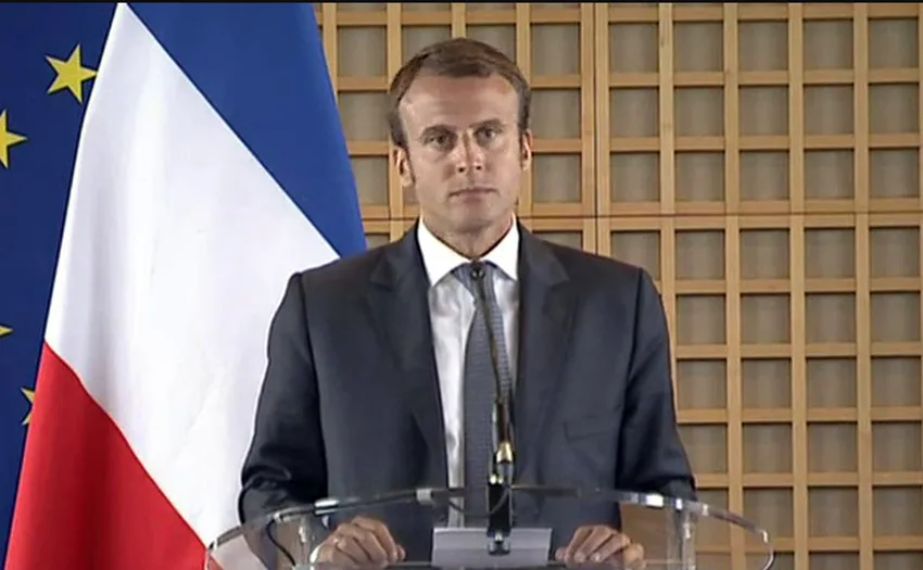 Il presidente francese Emmanuel Macron