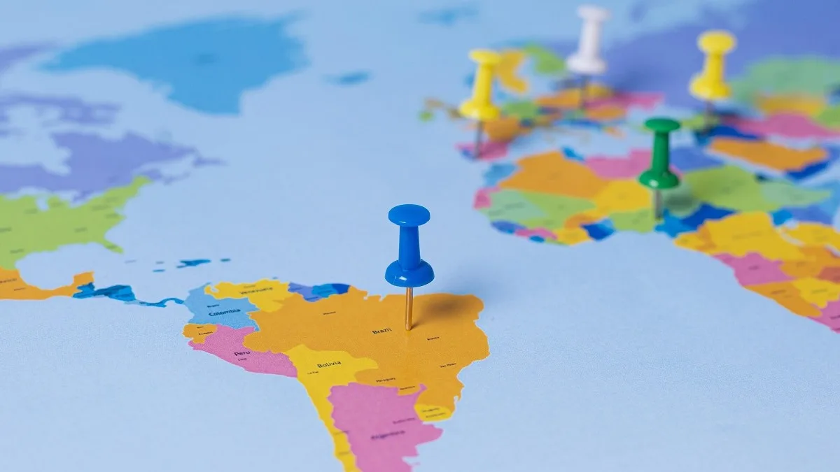 Una mappa del Sud globale
