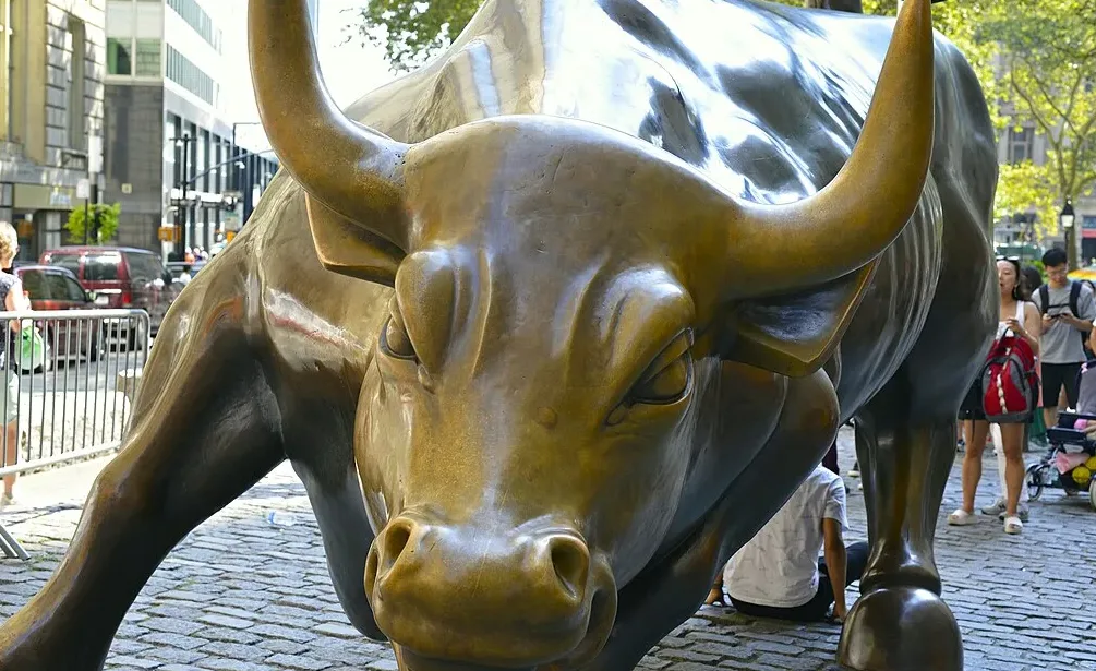 Il toro di bronzo,la statua davanti a Wall Street
