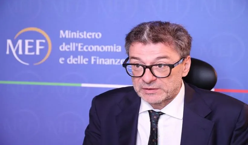 il ministro dell'Economia Giancarlo Giorgetti