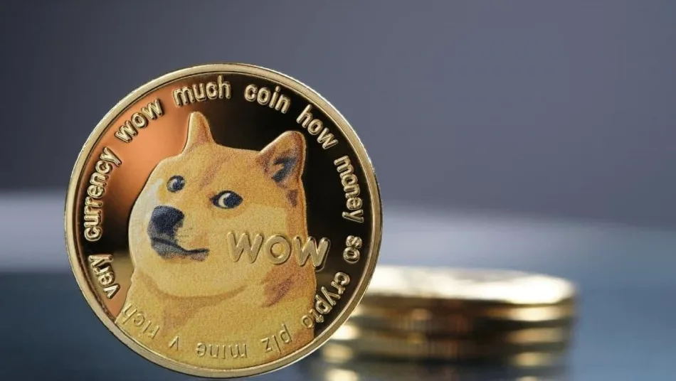 Una moneta Shiba Inu, con la raffigurazione del cane di razza Shiba Inu