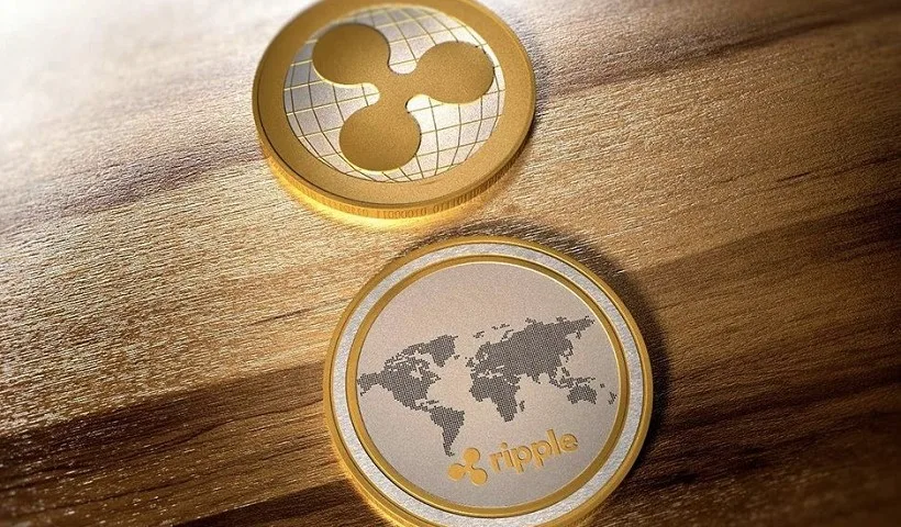 Due token Ripple su un tavolo