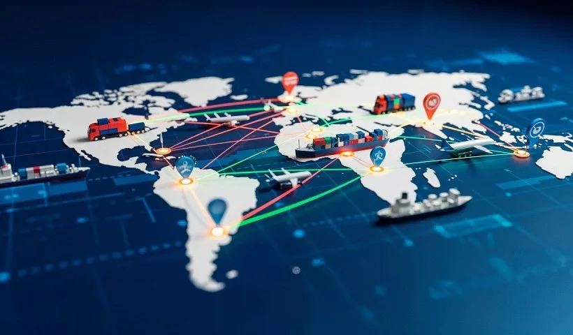 Una rappresentazione grafica del sourcing globale