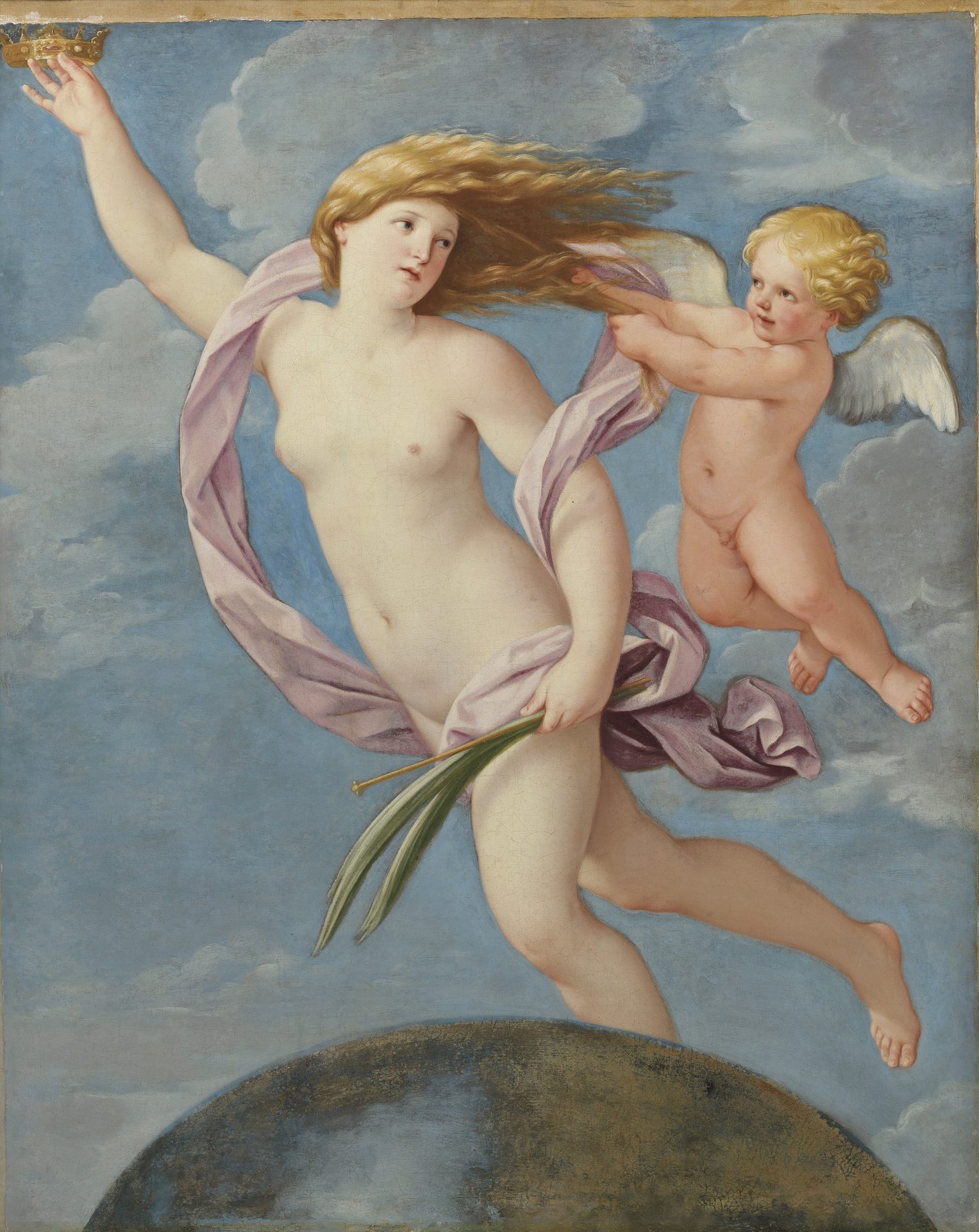 Allegoria della Fortuna con una corona in mano di Guido Reni