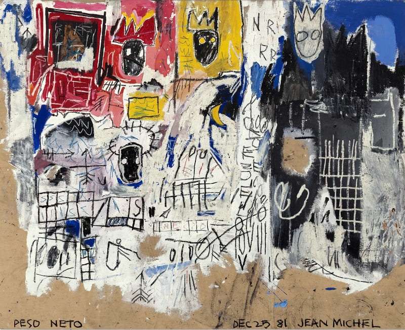 Crowns (Peso Neto) di Jean-Michel Basquiat