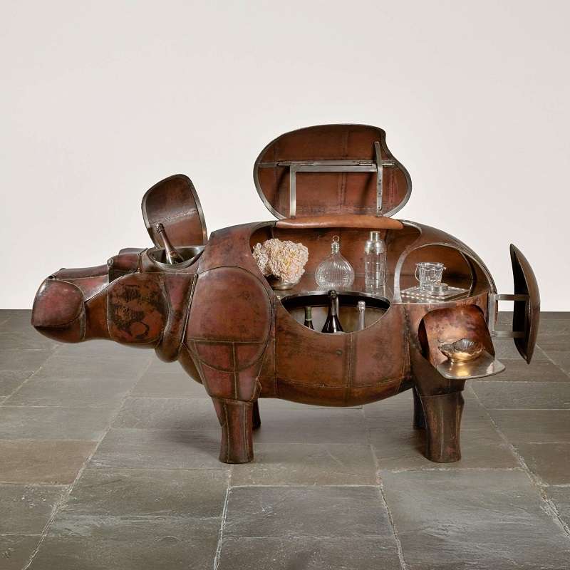 Hippopotame Bar di François-Xavier Lalanne