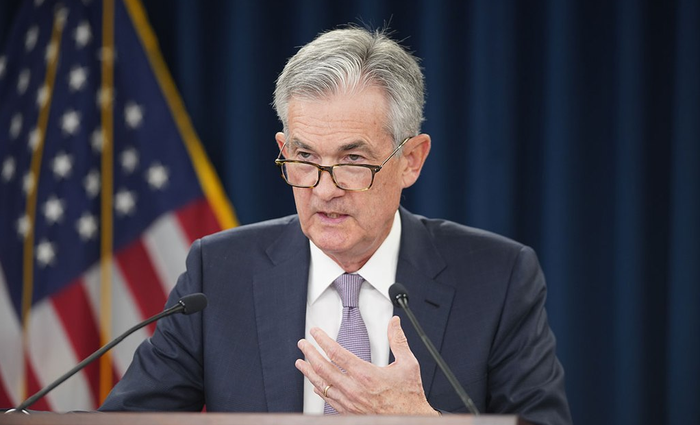 Il presidente della Fed, Jerome Powell, nel corso di una riunione della Federal Reserve