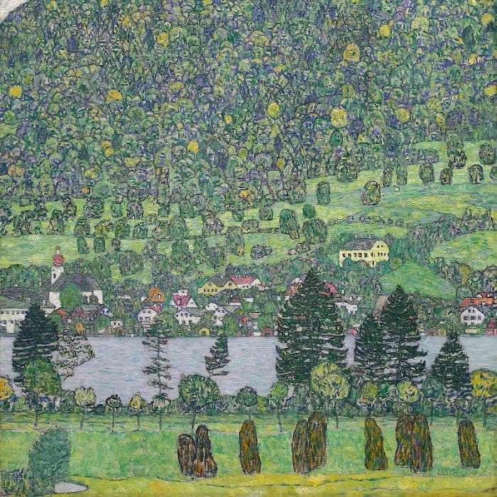Waldabhang bei Unterach am Attersee di Gustav Klimt