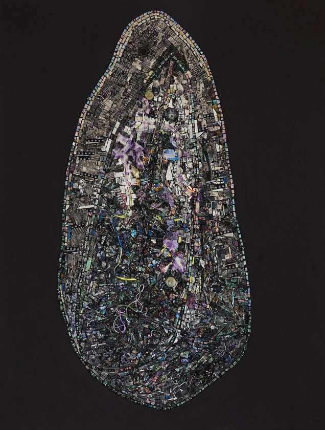 Black Monolith, VII Du Bois Legacy: For W.E. Burghardt di Jack Whitten