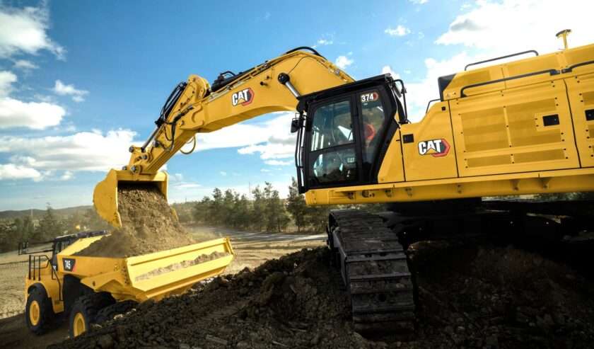 foto di uno dei macchinari di Caterpillar