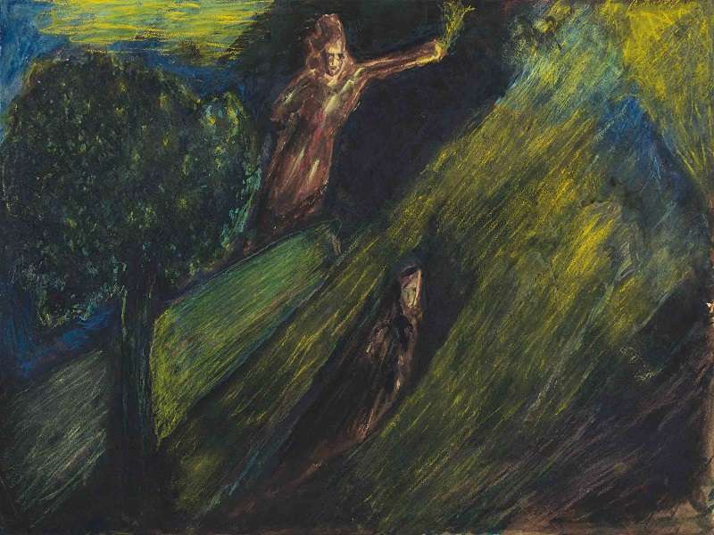Il quadro From Across the Dark di Rabindranath Tagore