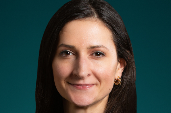 Gea Blumberg, la nuova manager di Global X in una foto professionale
