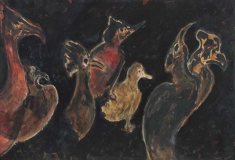Il quadro Untitled (1936) di Rabindranath Tagore