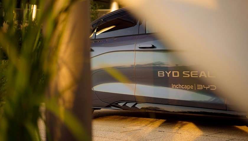Un'auto elettrica cinese Byd