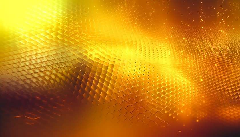 Una rappresentazione grafica dell'oro digitale