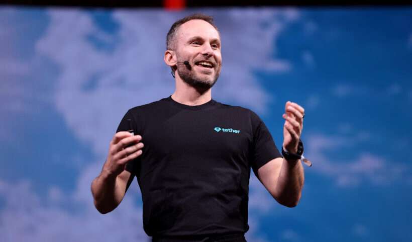 Paolo Ardoino alla convention Bitcoin 2025